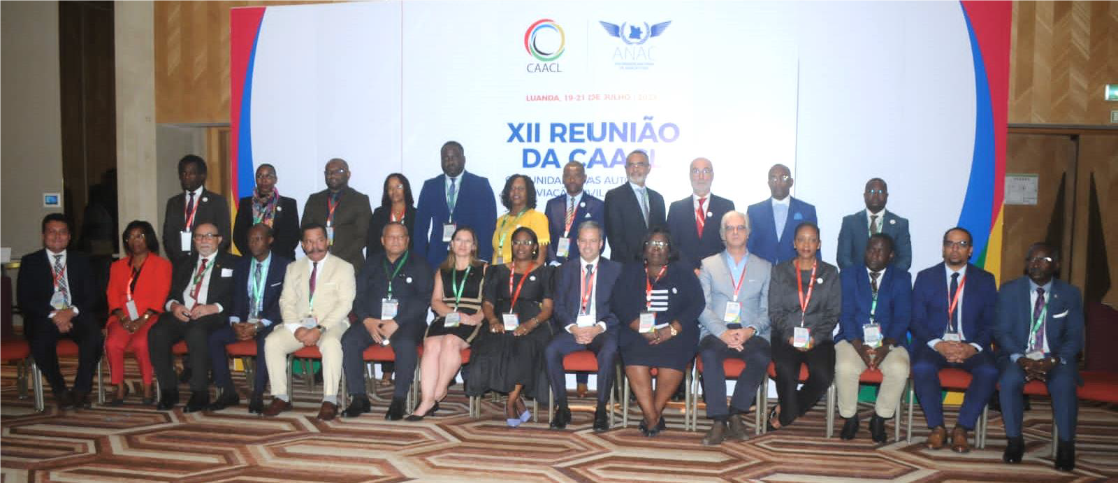 XII Reunião dos Presidentes e Diretores Gerais da Comunidade das Autoridades de Aviação Civil Lusófonas, Angola, 19 a 21 de julho